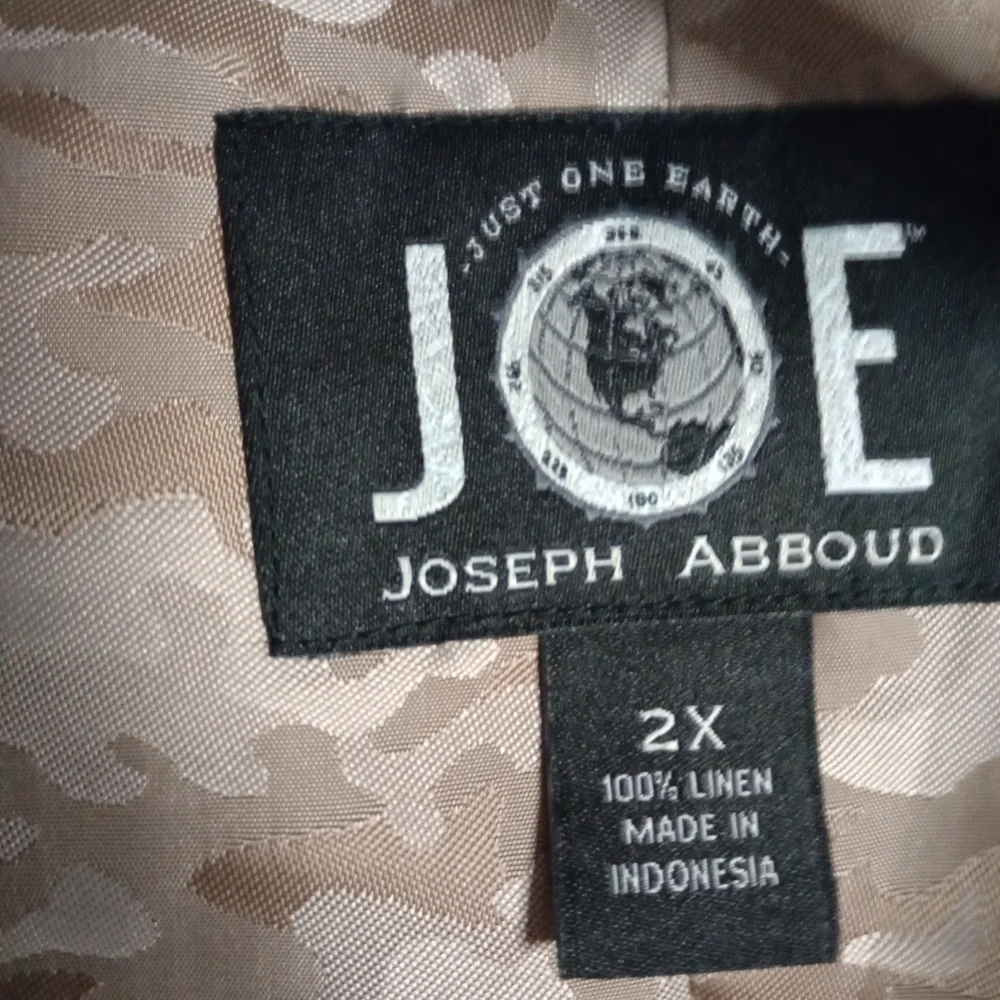 Joseph Abboud Taupe Camouflage Formal Vest - Picture 4 of 4